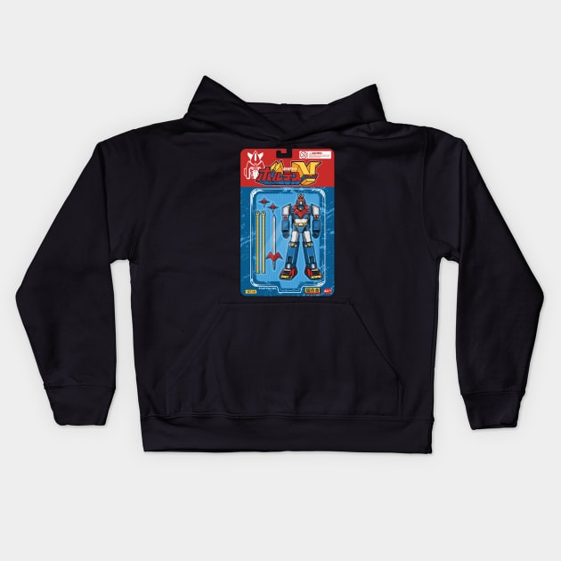 Voltes V Action figure Kids Hoodie by Kensuke